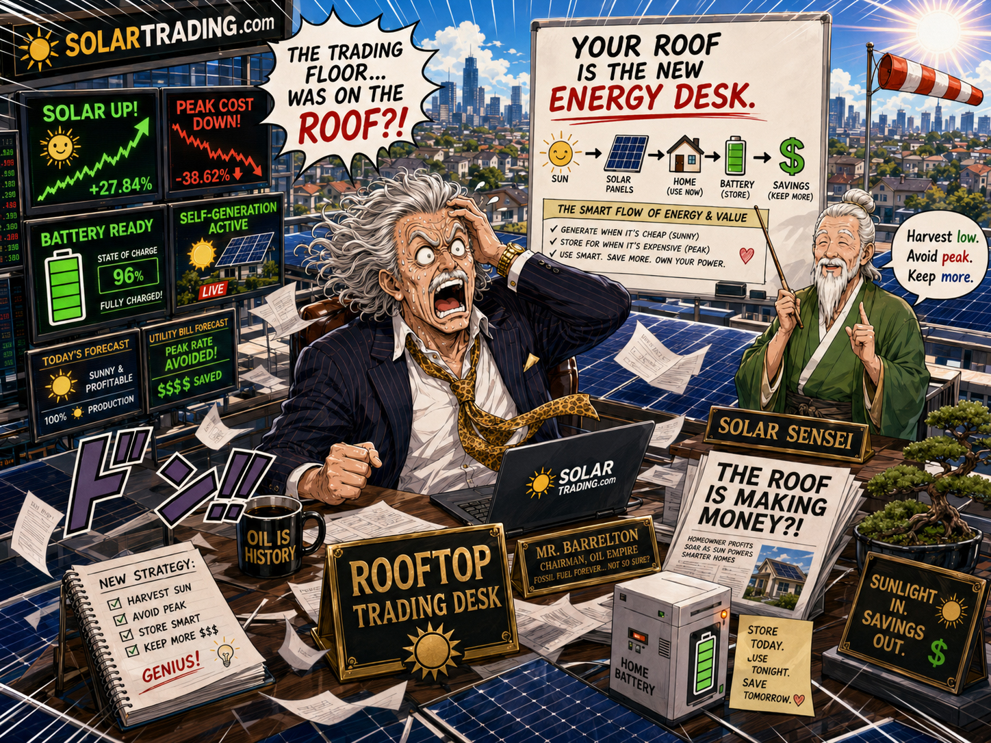 Rooftop solar becomes the new energy trading desk
